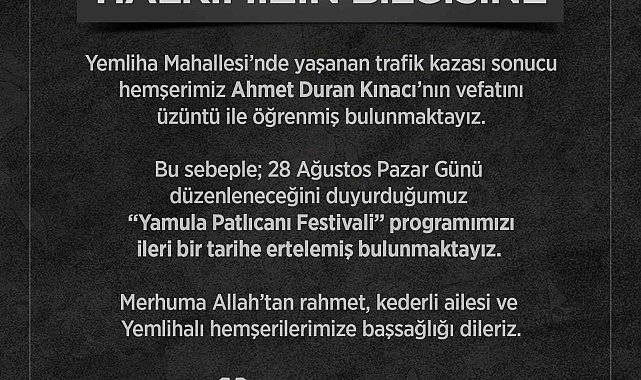 Kocasinan Belediyesi'nden cenaze hassasiyeti