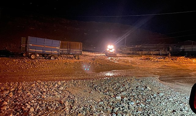 Korkuteli'deki şiddetli yağış, yaylalarda sele neden oldu