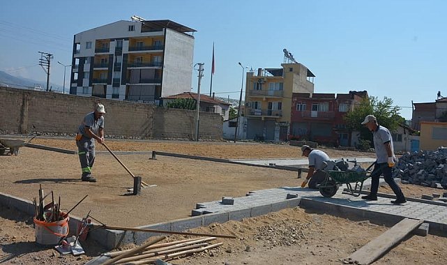 Köşk'te yeşil alanlar yükleniyor