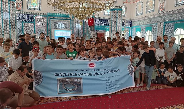 Kütahya'da, "Çocuklarla Camide Bir Gün" projesi