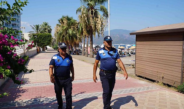 Marmaris'te zabıtadan sahil denetimi