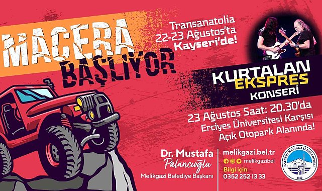 Melikgazi'de off-road macerası başlıyor