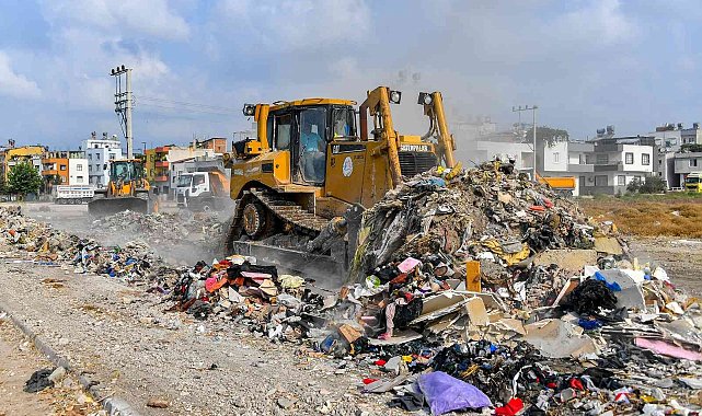 Mersin'de kaçak hafriyatlar temizlendi