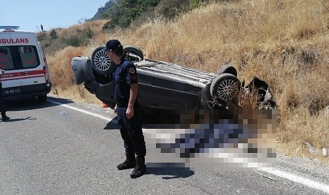 Muğla'da otomobil takla attı: 1 ölü, 4 yaralı