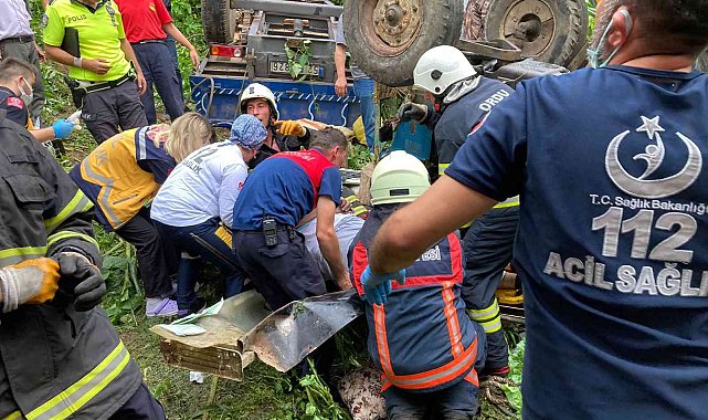 Ordu'da devrilen traktörün altında kalan baba hayatını kaybetti