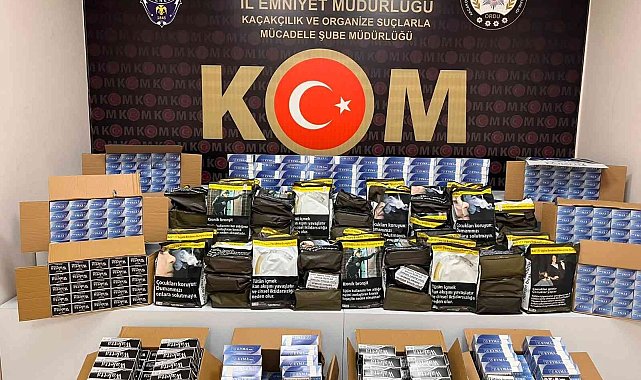 Ordu'da piyasa değeri 1,5 milyon TL olan kaçak tütün operasyonu