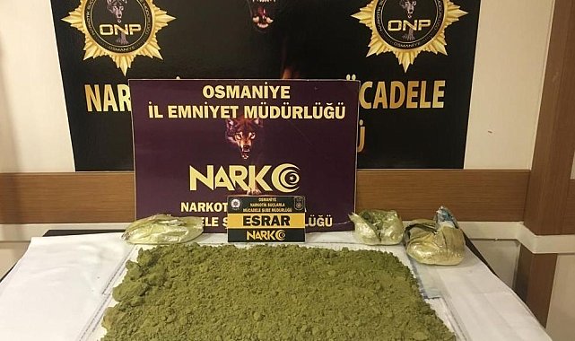 Osmaniye'de uyuşturucu operasyonlarına 4 tutuklama