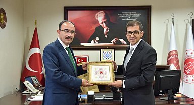 Rektör Beydemir'den, Başsavcı Olgun'a hayırlı olsun ziyareti