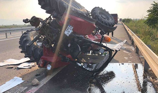 Robs demiri traktör sürücüsünün hayatını kurtardı