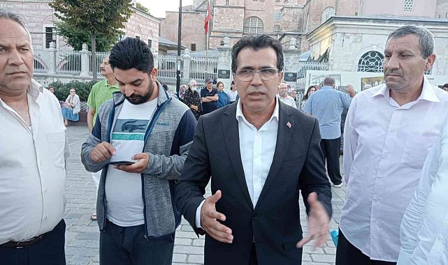 Roman soykırımı yıl dönümü Ayasofya-i Kebir Camii'nde kılınan sabah namazı ile anıldı