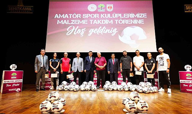 Şehitkamil'de amatör spor kulüplerine destek