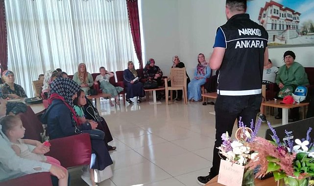 Sincan'da Hanımlar Konaklarında bağımlılıkla mücadele semineri
