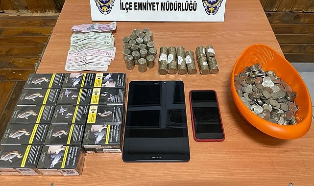 Sinop'ta 3 hırsızlık şüphelisi çalıntı malzemelerle yakalandı