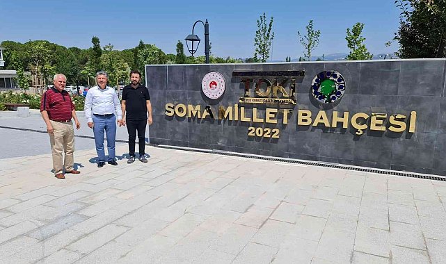 Soma Millet Bahçesi vatandaşın hizmetine sunuldu