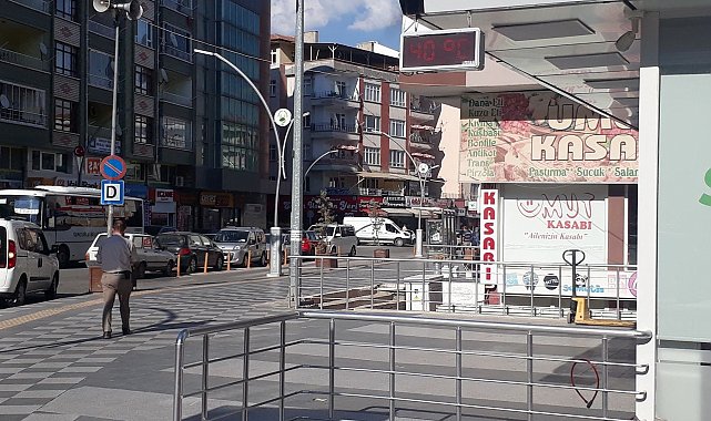 Sungurlu'da termometreler 40 dereceyi gösterdi