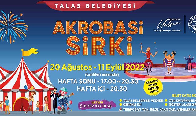 Talas'ta Sirk Heyecanı