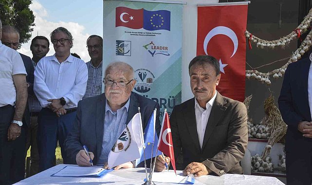 Taşköprü Yerel Eylem Grubu Derneği'nden 'Sarımsak Kooperatifi'ne ekipman desteği
