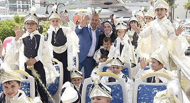 Tekkeköy'de geleneksel sünnet şöleni