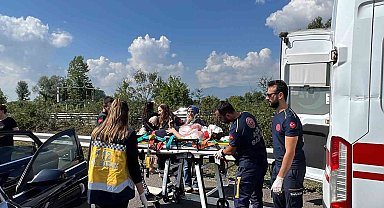 Tem otoyolunda zincirleme kaza: 7 yaralı