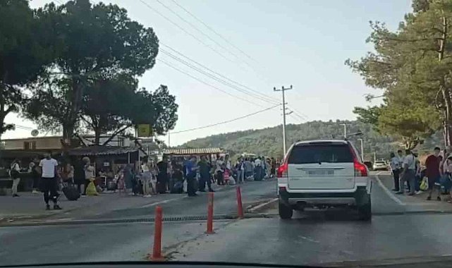 Tren arızalanınca yolcular minibüsler ile nakledildi