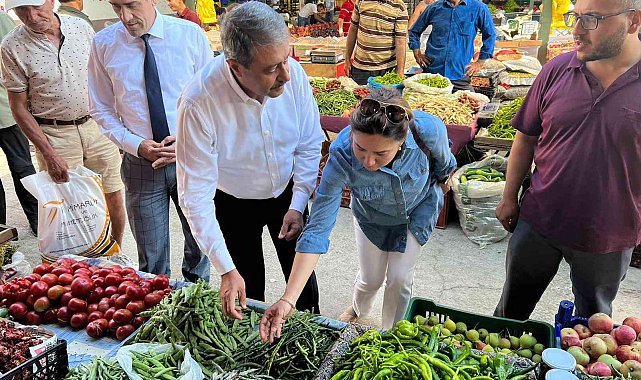 Vali Şıldak'tan Burhaniye Pazarına ziyaret