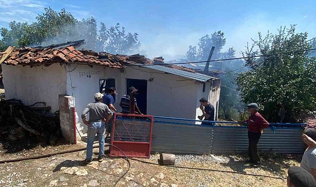 Yenice'de ev yangını söndürüldü
