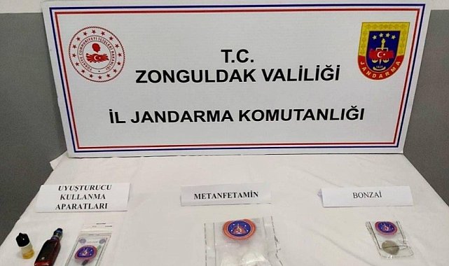 Zonguldak'taki uyuşturucu operasyonunda 3 tutuklama