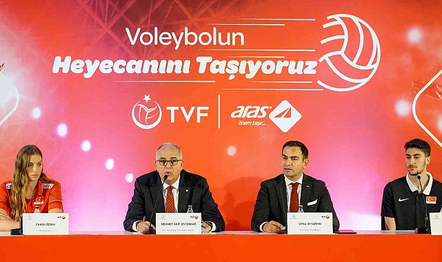 Aras Kargo, Türkiye Voleybol Federasyonu'na sponsor oldu