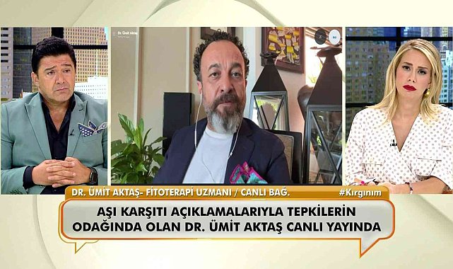 Aşı karşıtı olduğu iddia edilen doktor canlı yayında konuştu