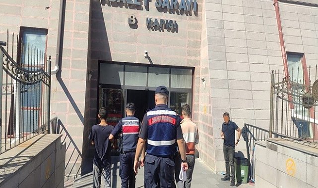 Bahçeden hırsızlık yapan 2 kişi tutuklandı