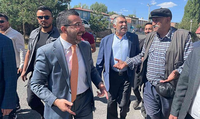 Başkan Adem Çalkın köy köy geziyor