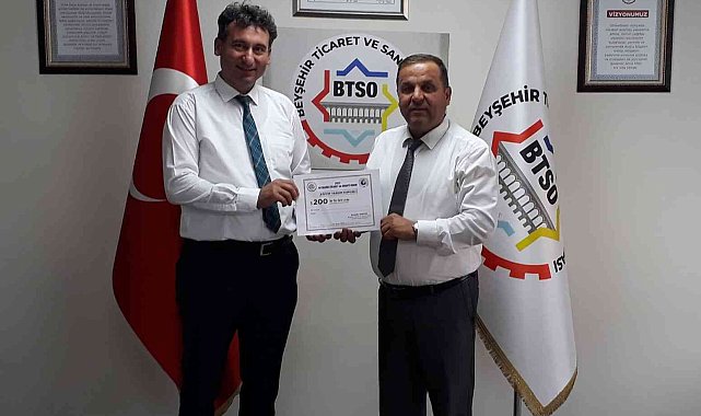 Beyşehir'deki ihtiyaç sahibi öğrencilere eğitim yardımı