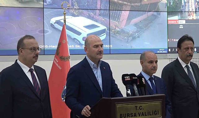 Bursa tarihinin en büyük uyuşturucu operasyonunu Bakan Soylu açıkladı