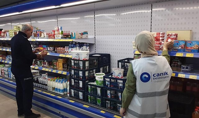 Canik'te zabıtadan hijyen ve etiket denetimi
