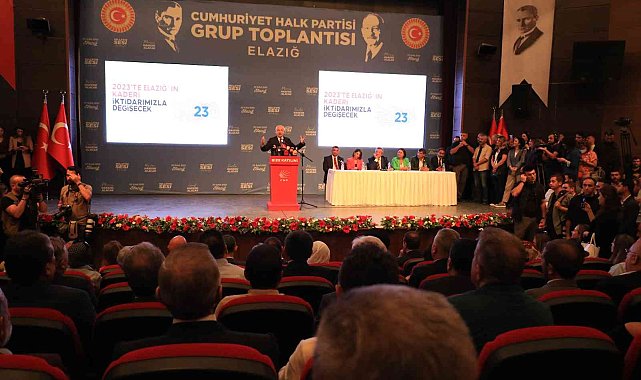 CHP grup toplantısını Elazığ'da yaptı