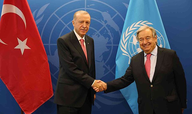 Cumhurbaşkanı Erdoğan, BM Genel Sekreteri Guterres ile görüştü