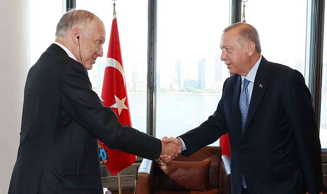 Cumhurbaşkanı Erdoğan, Dünya Yahudi Kongresi Başkanı Lauder'i kabul etti