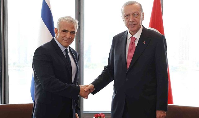 Cumhurbaşkanı Erdoğan, İsrail Başbakanı Lapid ile bir araya geldi