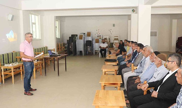 Elazığ'da çiftçilere 'İklim Değişimi ve Sulama' eğitimi verildi
