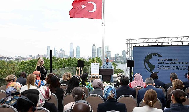 Emine Erdoğan: "Sıfır atıkla mücadele tecrübelerimizi her ülkeyle paylaşmaya hazırız"