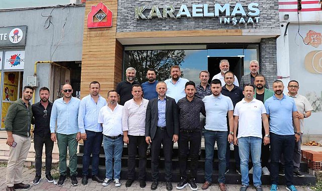 Erdemir Caddesi esnaflarından Başkan Keleş ve ekibine sıcak karşılama