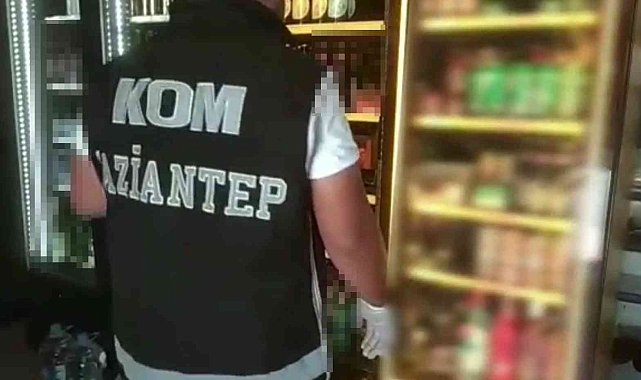 Gaziantep'te kaçak alkol operasyonu