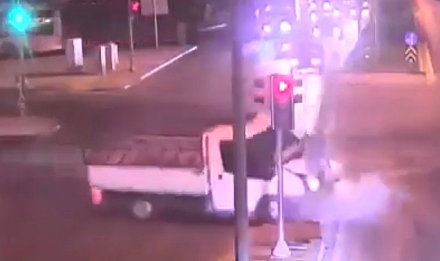 Gaziantep'teki trafik kazaları kameralarda