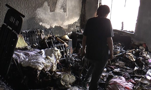 Hayalleri yangında kül oldu