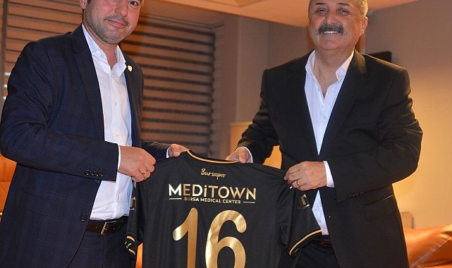 İl Emniyet Müdürü Tacettin Aslan, Bursaspor'u ziyaret etti