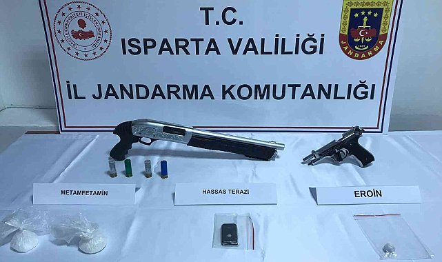 Isparta'da uyuşturucuyla mücadele operasyonları: 8 şüpheli yakalandı