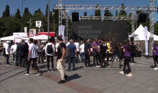 İstanbul'da "Dünya Şeker Tüketimine Dikkat Haftası" etkinliği