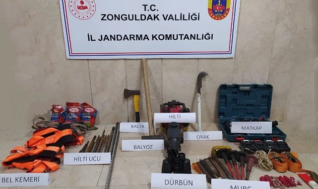 Kaçak kazı yapanlara jandarmadan suçüstü