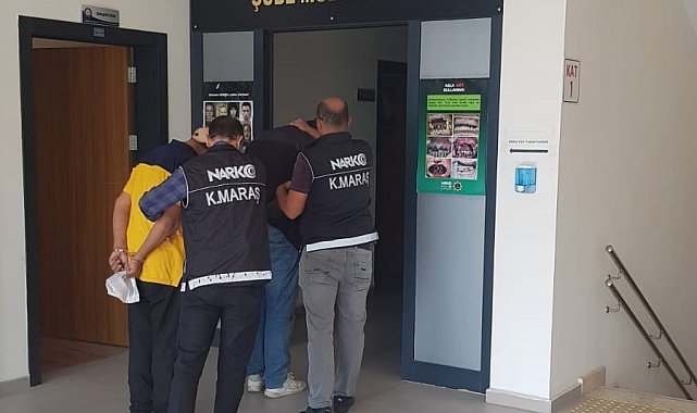 Kahramanmaraş'ta uyuşturucuya 2 tutuklama