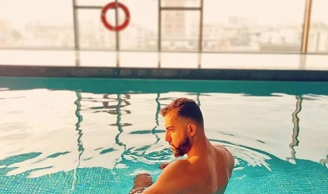 Kalp krizi havuzda yakaladı